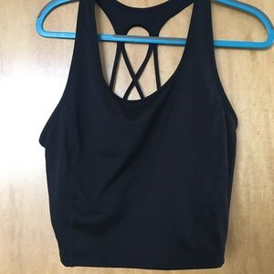 Black Old Navy crop top workout tank!